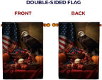 USA Thanksgiving Bald Eagle House Flag 28" x 40" Double Sided - Image 6