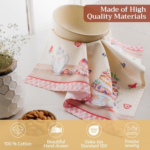 Maison d' Hermine Cloth Napkins Set of 4 Reusable 100% Cotton (18" x 18") - Image 3