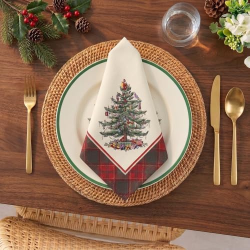 Spode - Holiday Cloth Napkin Set, Reusable Table Linens, 4 Piece Napkins - Image 2