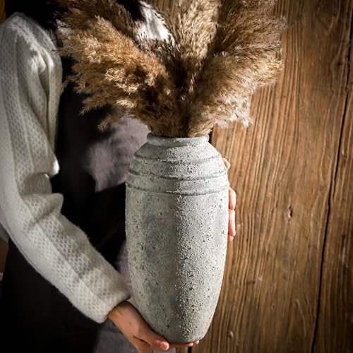 Large Ceramic Flower Vase, 12.87 Inch Tall Vase for Home Decor - Image 2