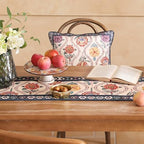 bilin gaier Designer Vintage Linen Table Runner,87"x12"-Lanae - Image 7