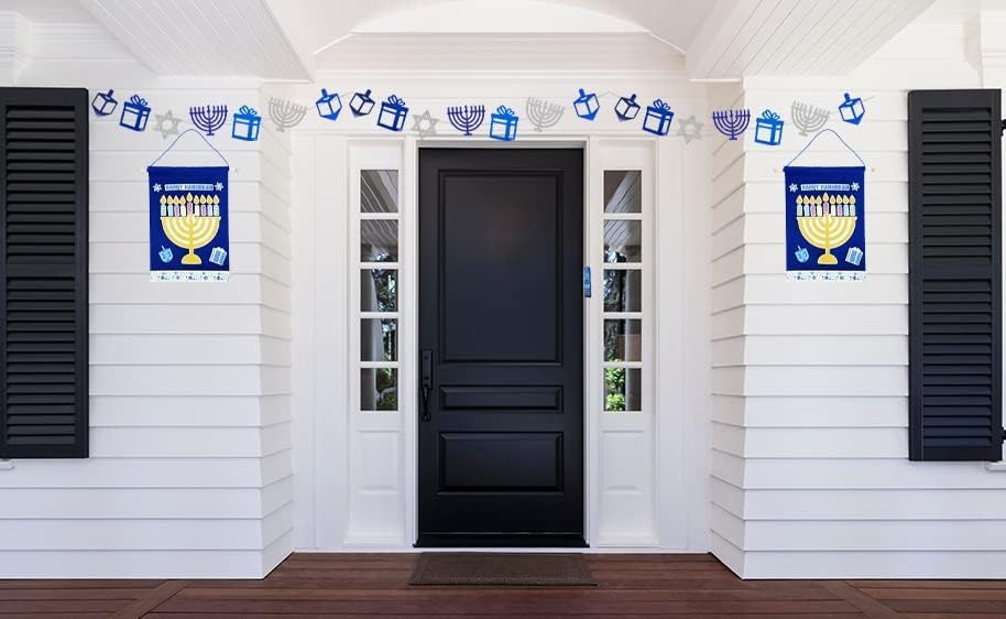 The Dreidel Company Hanukkah Banner Craft Kit - Make Your Own Hannukah Banner (48-Pack) - Image 6