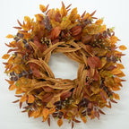 26 Inch Fall Wreaths for Front Door Eucalyptus Berry Wreath by JDKPK