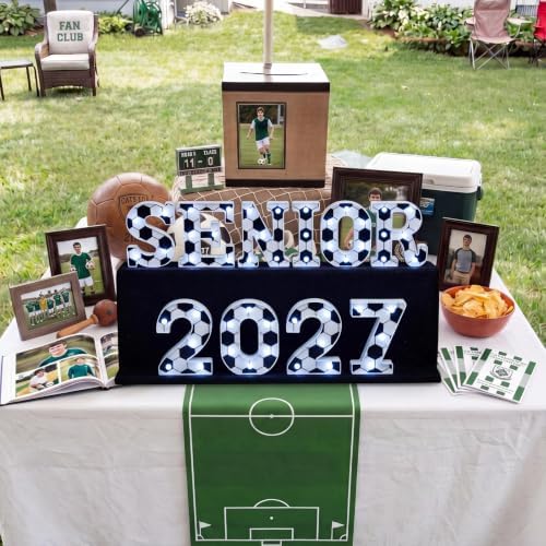 Honoson 10 Pcs Senior 2027 Soccer Party Decoration Sport Senior Night Light - Image 4