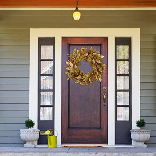 WreathDream 20'' Fall Wreath Autumn Wreath for Front Door Porch Home Decor - Image 4