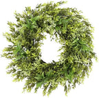 26'' Wreath for Front Door, Artificial Greenery Door Wreaths for Home Decor by ArtificialPlants