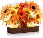 3 Pcs Fall Thanksgiving Table Centerpieces Mason Jar Table Decor by Maysing