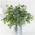Factory Direct Craft Weather Resistant Green Needlepoint English Ivy Bush Fake Greenery Ivy Bush for Indoor and Outdoor Arrangements by FactoryDirectCraft