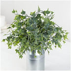 Factory Direct Craft Weather Resistant Green Needlepoint English Ivy Bush Fake Greenery Ivy Bush for Indoor and Outdoor Arrangements by FactoryDirectCraft