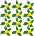 Lemon Napkin Rings Set of 12 Spring Farmhouse Napkin Rings Bulk for Dinning Table Decoration, Rustic Lemon Leaf Napkin Ring Holders for Party Gathering Banquet Wedding Birthday by Unknown