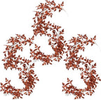 Suncalla 4 Pack Fall Decor for Home 6 ft Plum Cimicifuga Seeded Garlands - Image 2