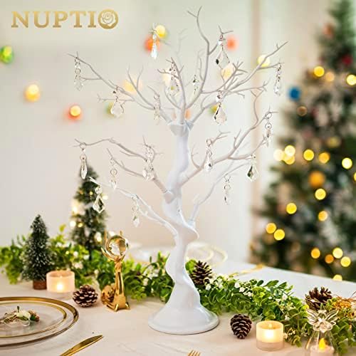 NUPTIO Artificial White Tree Branch for Christmas, 22.8 Inch, 2 Pcs - Image 3