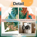 6x13 FT Mountain Sunrise Garage Door Banner - Forest River Landscape Art Backdrop, Large Indoor Outdoor Garage Door Cover, Nature Theme Decoration for Home, Yard, Cabin, Camping Party - Image 3