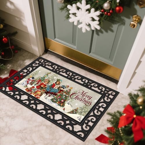Nuanchu 12 Pack Seasonal Doormat Inserts, 10x22 in, Interchangeable, Retro - Image 2