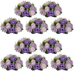 NUPTIO Artificial Flower Ball Centerpieces: Lilac & Purple & Pink Rose by Nuptio