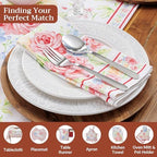 Maison d' Hermine Cloth Napkins Set of 4 Reusable 100% Cotton (20" x 20") - Image 4