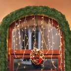 Lyrow 1 Pcs 15 ft Deluxe Thick Christmas Pine Garland Faux Greenery Garland - Image 6