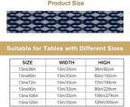 Boho Aztec Table Runner, Farmhouse Style Pattern Printed Table Runners, Linen Table Runner for Birthday Party Home Kitchen & Dining Indoor Table Decor 13x120in - Image 4