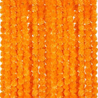 Giegxin 15 Pack 5ft Marigold Garland for Decor, Light Orange by Giegxin
