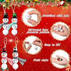 Vicenpal 450 Pcs Christmas Wooden Beads, Plaid, Classic Color - Image 4