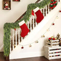 Lifelike Touch Artificial Christmas Cedar Garland for Stairs (16FT 1PCS) by VIERENA
