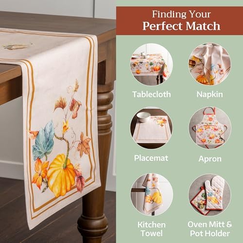 Maison d' Hermine Table Runner 100% Cotton 14.50" x 108" (Double Layer) - Image 5