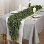16FT 1Pcs Artificial Christmas Cedar Garlands for Stairs Railing Decoration - Image 3