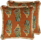 patdrea Designer Velvet Throw Pillow Cover,Set of 2,18"x18"-OldlegendC by patdrea