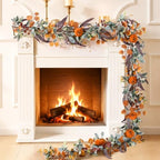 Waipfaru 6FT Fall Eucalyptus Garland for Mantle Fall Decor - Image 2