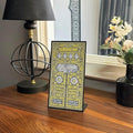 Kiswa of Kaaba Gate UV Printed Metal Table Decor, Islamic Wall Decorations for Home, Ramadan Decoration, Pray Room Decor by iwaconcept