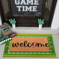 Dunzy 2 Pcs Football Doormat, Layered Welcome Mat for Front Porch by Dunzy
