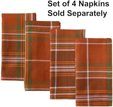 Thanksgiving Culloden Plaid 60 x 144 Inch Rectangle 100% Cotton Tablecloth - Image 3