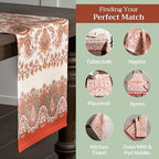 Maison d' Hermine Table Runner 100% Cotton 14.50" x 108" (Single Layer) - Image 5