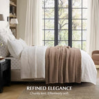 EVERGRACEHOME Chunky Chenille Knit Throw Blanket, 60 x 80, Rosewood - Image 4