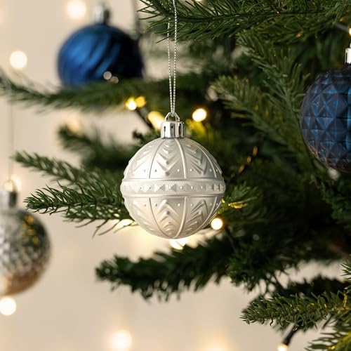 Valery Madelyn 100ct Christmas Tree Decorations Variety Ball Ornaments Set - Image 6