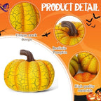 Wesiti 4 Pcs Fall Resin Pumpkin Figurine Large Tabletop Decor - Image 3