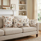 ISAENNE Designer Linen Throw Pillow Cover,Set of 2,28"x12"-Cornucopia A - Image 7