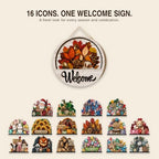 16 Pcs Interchangeable Welcome Sign For Front Door, Changeable Door Sign，16 - Image 2