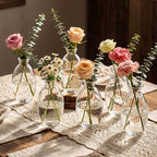 Hushee 12 Pcs Bud Vases Bulk Glass Small Vases for Flowers, Tall - Image 3