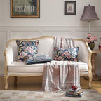 patdrea Designer Velvet Throw Pillow Cover,Set of 2,12"x20"-OldgardenA - Image 3