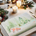 Maison d' Hermine Placemats Set of 4 Reusable 100% Cotton (13"x19") - Image 5