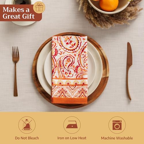 Maison d' Hermine Cloth Napkins Set of 4 Reusable 100% Cotton (20" x 20") - Image 5