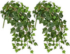 Hollyone 2pcs Artificial Hanging Plants 24" Fake Ivy Vine Faux Ivy Leaves Hanging Plant Greenery for Wall House Room Patio Indoor Outdoor Home Shelf Office Wedding Decor, UV Resistant by Hollyone