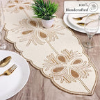 CLEENTABLE Beaded Table Runner, 13x36 in, Multicolor - Image 2