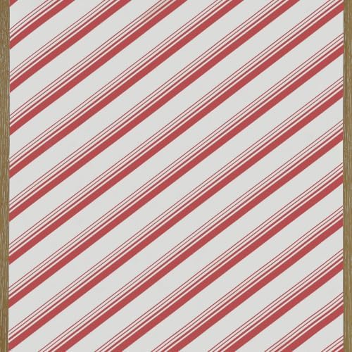 Red Peppermint Christmas Table Runner - Paper Table Roll for Parties and Winter Holidays - Disposable Table Runner Made in USA - Image 2