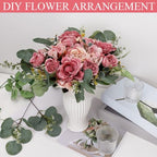 24 Bundles Dusty Pink Peonies Artificial Flowers for Centerpieces - Image 4