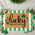 Moucuny 2 Coir Outdoor Mat,Non Slip, 24'' X 35'',16'' X 28'', Lucky by Moucuny