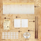 36 Pcs Remote Controlled Floating Magic Candles, Battery Operated Hanging Decor for Halloween Birthday Wedding Party, Includes Wand & Manual, Warm White Flickering LED for Spooky or Romantic Atmospher - Image 4