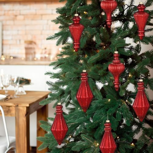 6mercury Glass Finial Christmas Ornament 5.7" Hanging - Image 6