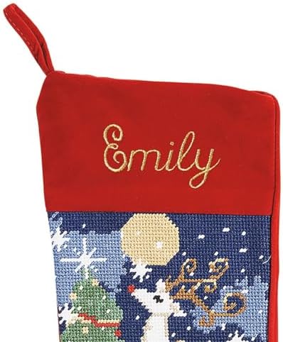 Lillian Vernon Personalized Heirloom Needlepoint Stocking - Image 7